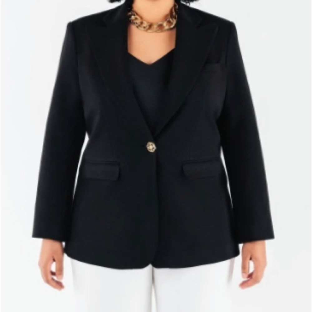 Chloe Kristyn Women’s Taylor Tailored Ponte Blazer Size 20W NEW